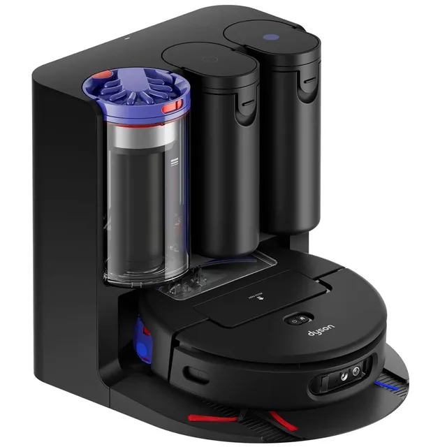 Dyson Spot Plus Scrub AI Vacuum Cleaner, Wet and Dry with Self-Cleaning Dock, Black
