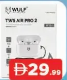 Wulf سماعات TWS Air Pro