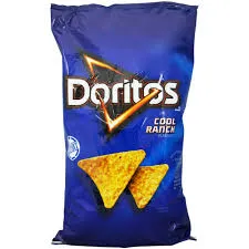Fritolay Doritos رقائق التورتيلا بنكهة كول رانش