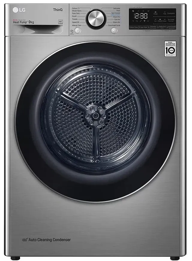 LG مجفف بمضخة حرارة Dual Inverter RH90V9PV8N (نسخة دولية)