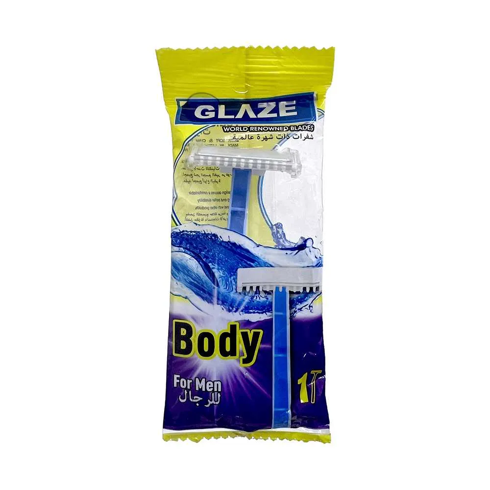Glaze ماكينة حلاقة للجسم بشفرة واحدة