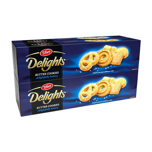 Tiffany Delight بسكويت بالزبدة 80g × 4pcs