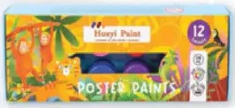 Huyi Paint ألوان بوستر 12 لون