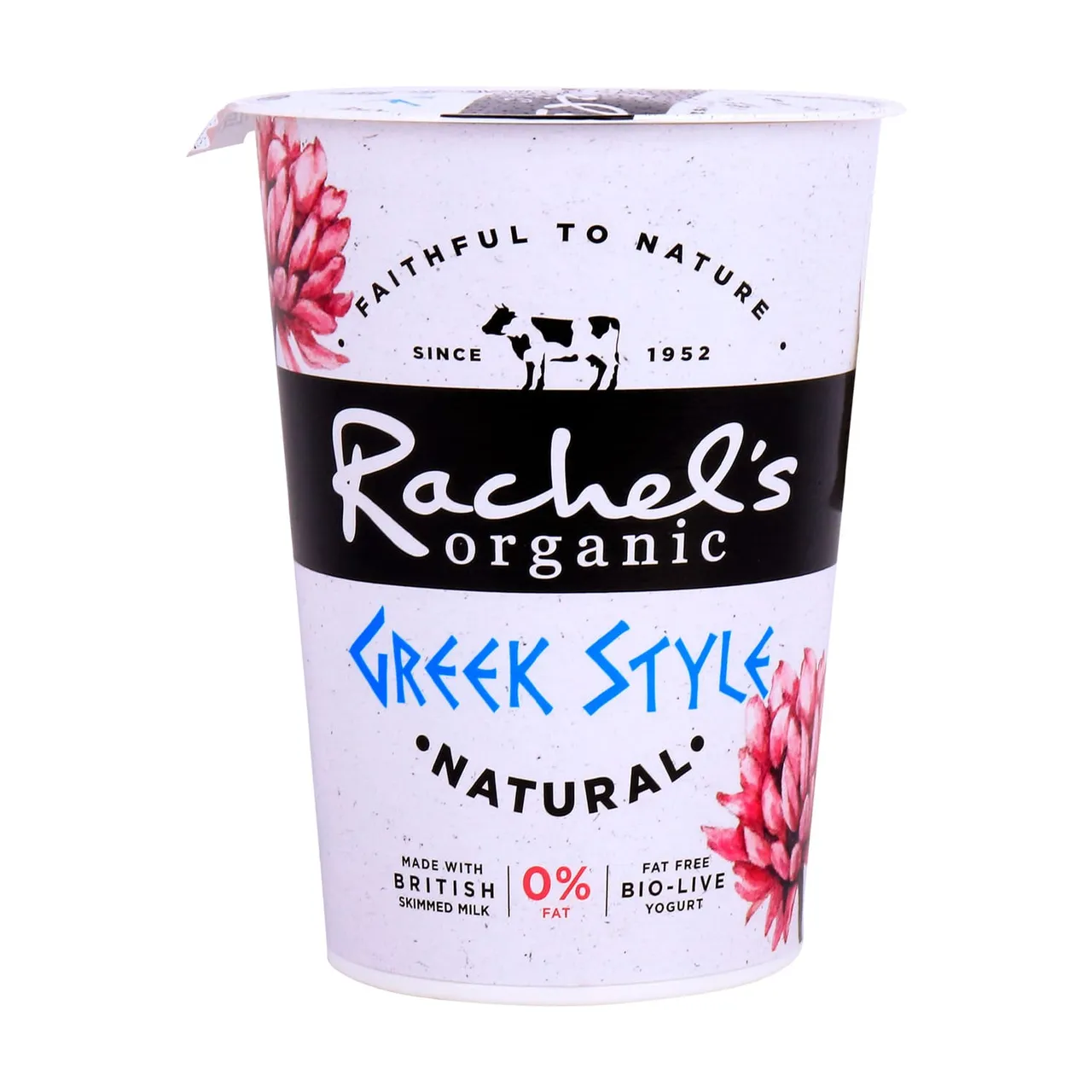 Rachel's Organic زبادي يوناني طبيعي خالي الدسم عضوي Rachel's بالخمائر الحية