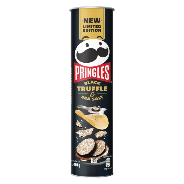 Pringles Black Truffle & Sea Salt Crisps