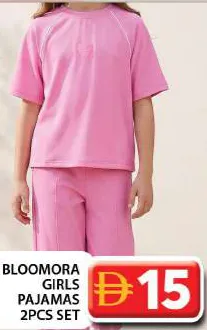 Bloomora Girls Pajamas Set