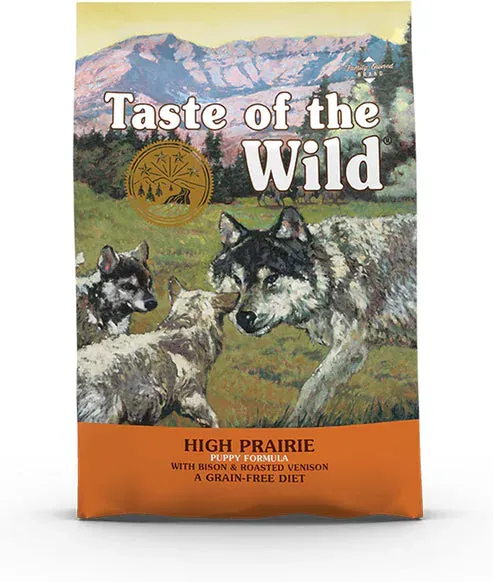 taste of the wild وصفة High Prairie للجراء