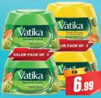 Vatika كريم شعر مشكل