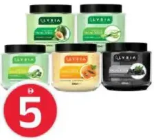 Lyria Facial Scrub Papaya / Aloe Vera / Avocado / Charcoal / Cucumber