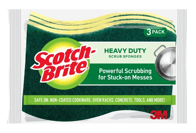3M Scotch Brite Heavy Duty Scrub - 3 Pcs