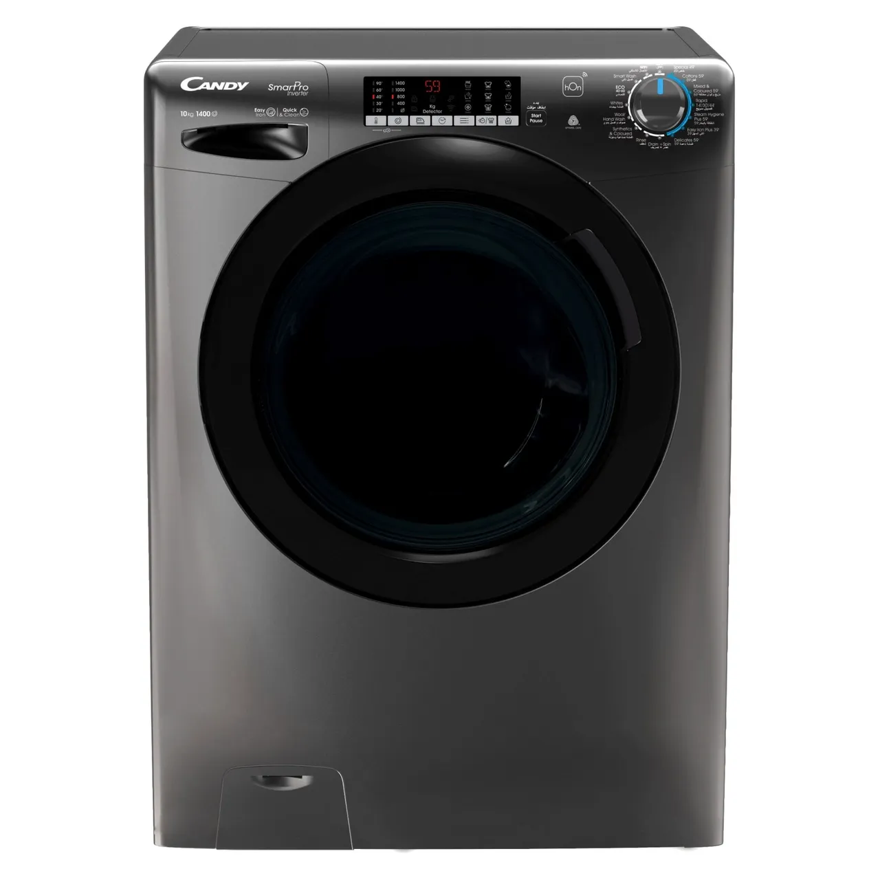 Candy غسالة SmartPro إنفرتر CSO4106TWMBR-19، لون أنثراسيت