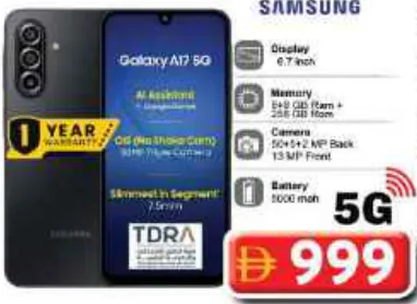 Samsung Galaxy A17 8+8 GB Ram / 256 GB