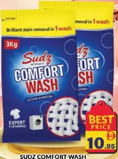 Sudz Comfort Wash Detergent Powder