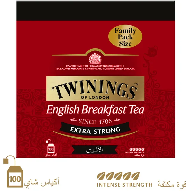 Twinings English Breakfast Tea Extra Strong - 100 Bags