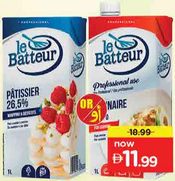 Le Batteur UHT Cooking/Whipping Cream