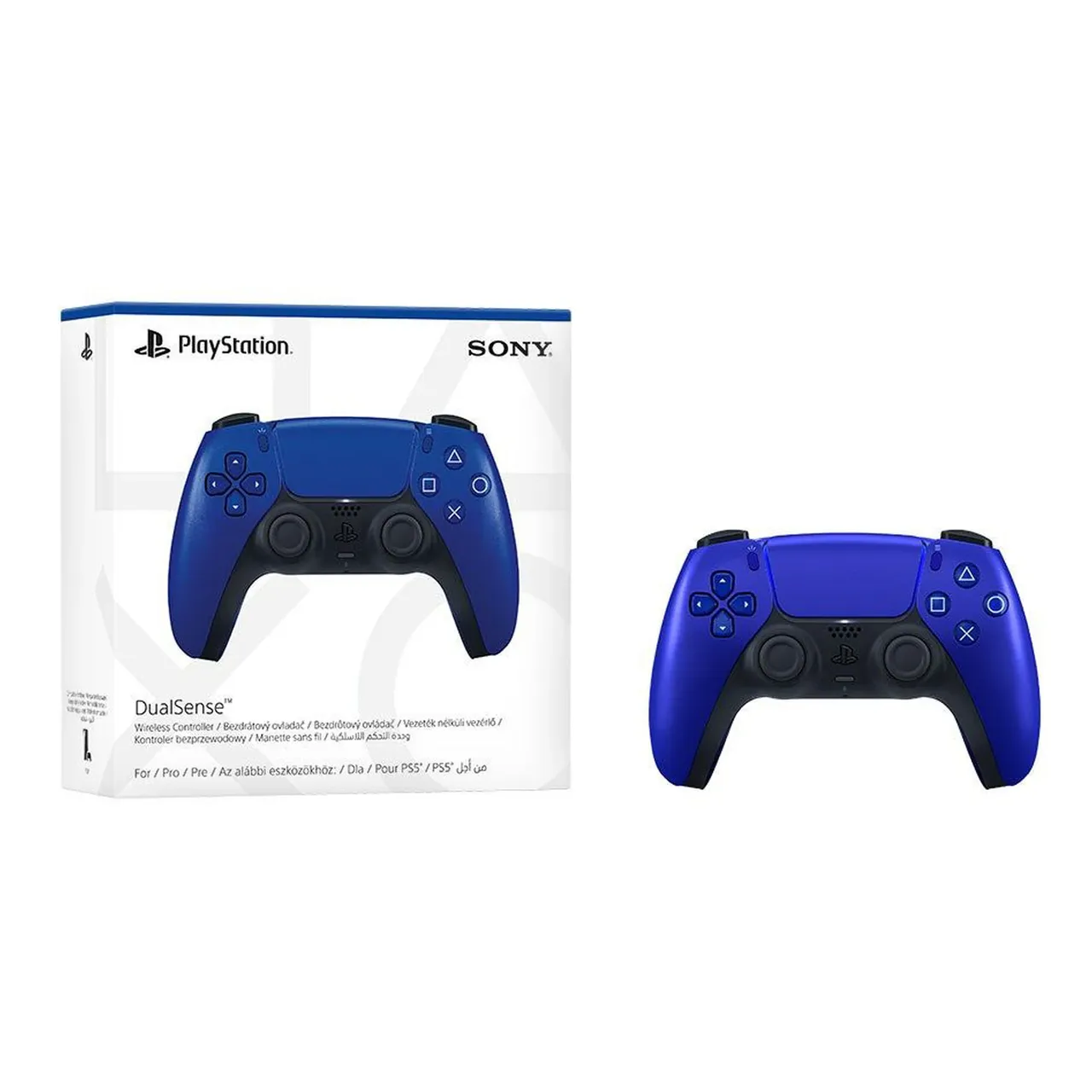 sony وحدة تحكم لاسلكية DualSense لجهاز PlayStation أزرق كوبالت