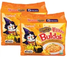 Samyang نودلز Buldak بأربعة أجبان Quattro Cheese
