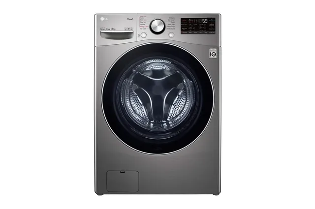 LG Front Load Washing Machine, AI DD, ThinQ, TurboWash, Silver, F0L9DYP2S (International Version)