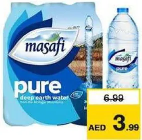 Masafi Pure Bottled Drinking Water Low Sodium Value Pack
