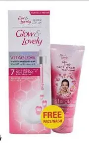 Fair & Lovely Vitaglow كريم + غسول وجه متنوع