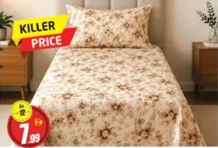 Single Bed Sheet+Pillow Cover