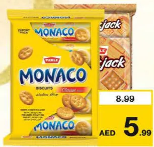 Parle Krack Jack/Monaco Classic Biscuit