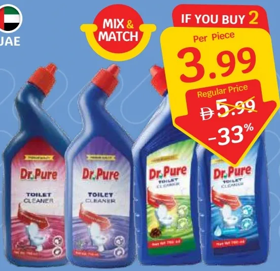Dr. Pure Toilet Cleaner Assorted