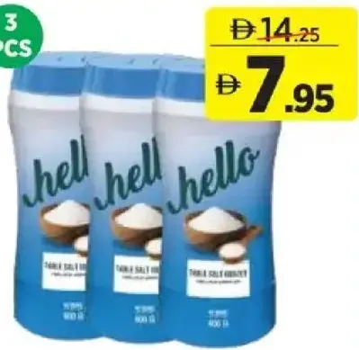 Hello Iodized Salt
