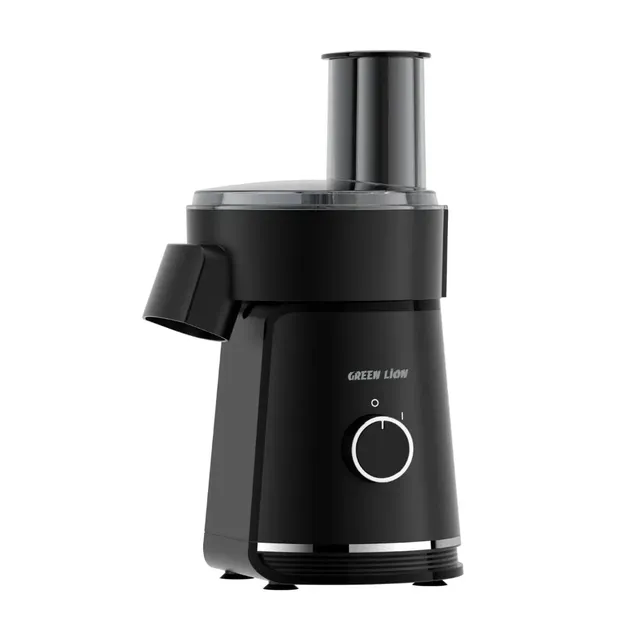 green lion 6 in 1 Electric Salad Maker, Black, 200W Food Processor with Slicing Shredding Chopping, Capacity, 6 Stainless Steel Blades, One-Knob Control, Safety Lock, Anti-Slip Base