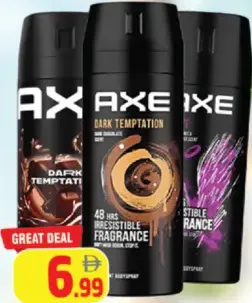 Axe body spray