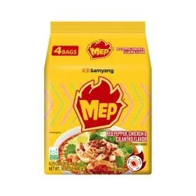 Samyang MEP شوربة نودلز بنكهة الفلفل الأحمر والدجاج والكزبرة