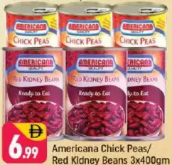 Americana Chick Peas/ Red Kidney Beans