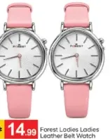 Forest Ladies Leather Belt Watch