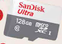SanDisk Ultra Micro SD Xc 128 GB 100 MB-Cf