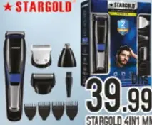 Stargold طقم العناية للرجال 4 في 1