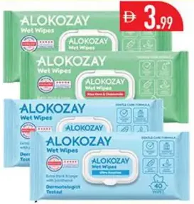 Alokozay Wet Wipes Assorted