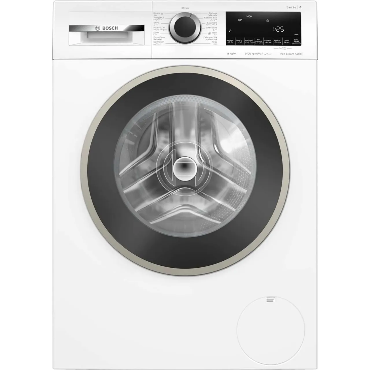 Bosch غسالة تحميل أمامي سلسلة 4 WGA14400GC، بيضاء