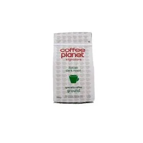 Coffee Planet قهوة مطحونة إيطالية داكنة التحميص