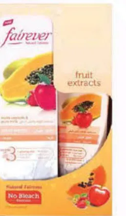 Fairever Fruit Cream + Face Wash