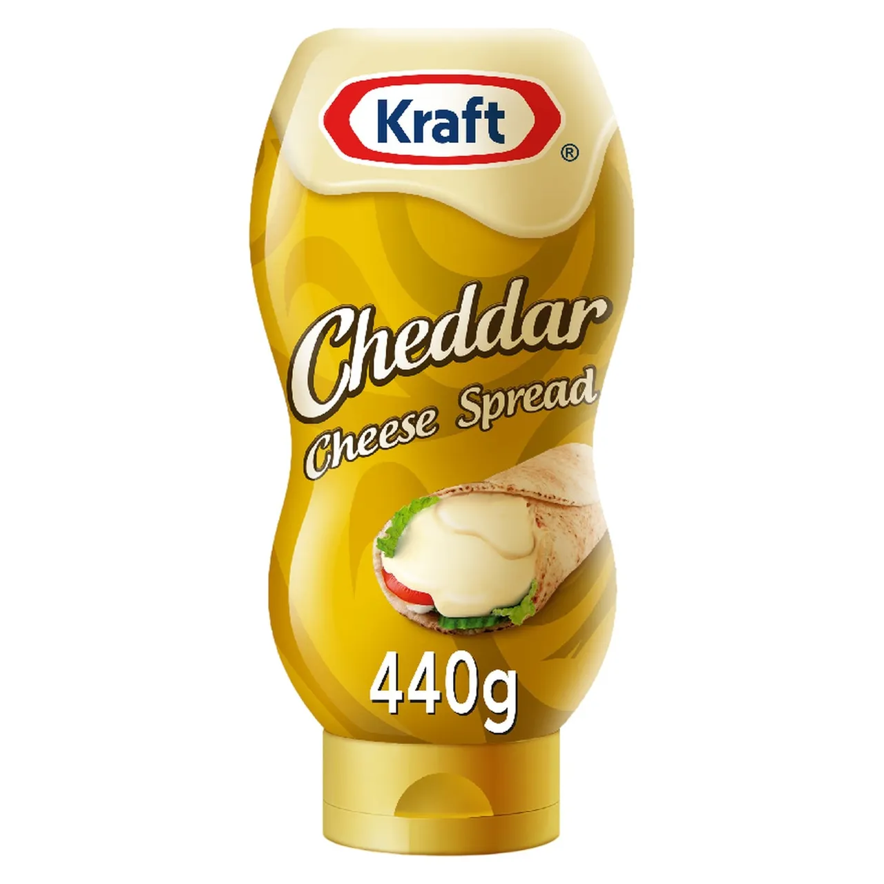 Kraft زجاجة ضغط جبنة شيدر أصلية