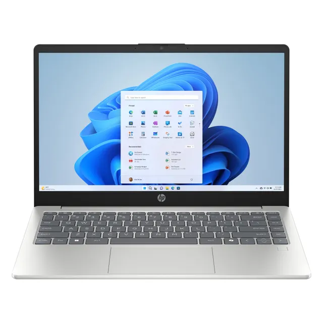 HP 14-EP0034NE Laptop Bundle, Intel Core i5-1235U, 16GB RAM, 512GB SSD, Intel Iris XE Graphics, 14-Inch FHD IPS, Windows 11 Home, Natural Silver, BZ6A9EA