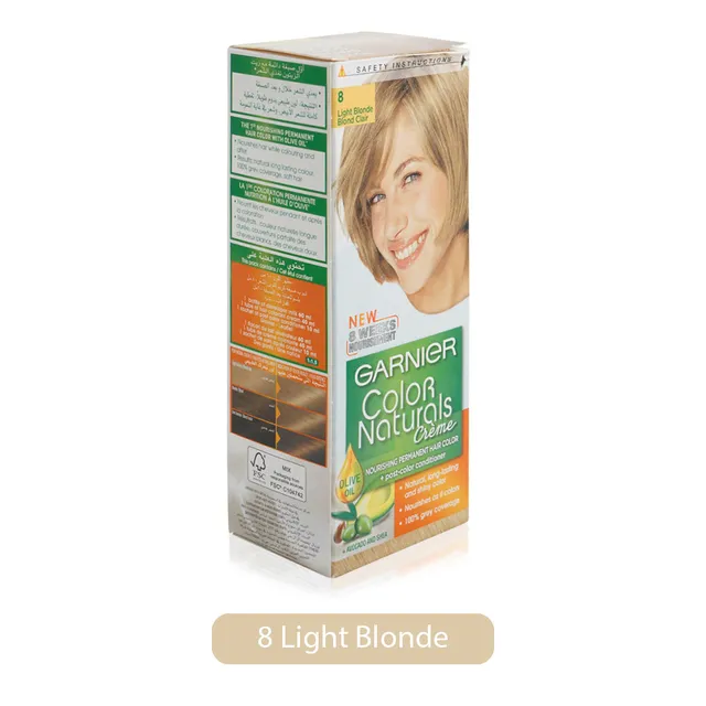 Garnier Color Naturals Creme - 8 Light Blonde