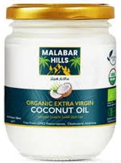 Malabar Hills زيت جوز هند عضوي بكر ممتاز من مالابار هيلز عبوة زجاجية