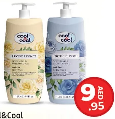 Cool&Cool Anti-Bacterial Body Wash Liquid Exotic Bloom/Divine Essence Assorted