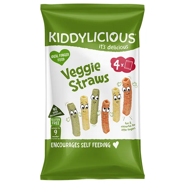 Kiddylicious وجبة خفيفة للأطفال بأعواد الخضار