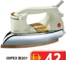 impex مكواة جافة