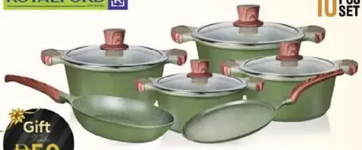 Royalford Kitchen Craft DieCast Cookware Set