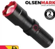 Olsenmark كشاف مقاوم للماء مع زوم Omfl2844