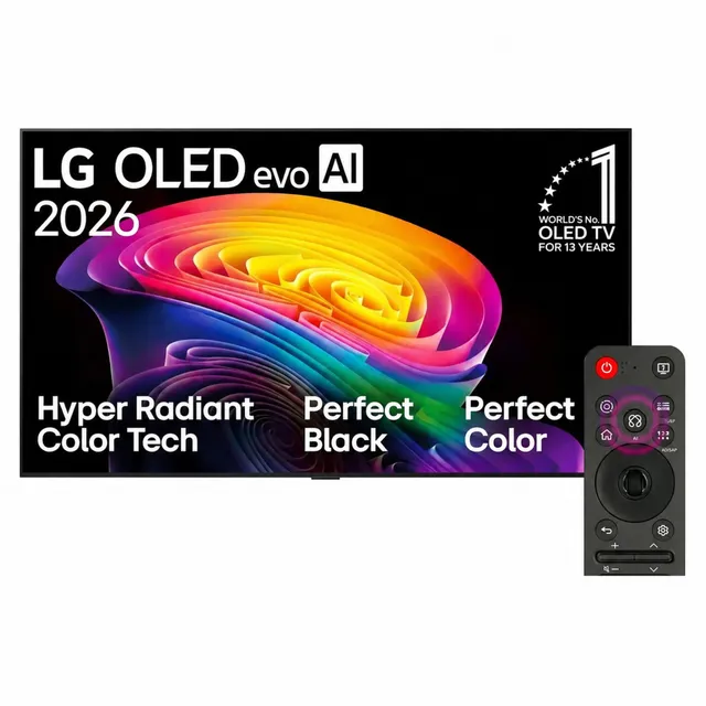 LG 65-Inch 4K Ultra HD, Smart OLED evo AI TV, 65CS6VA, Black
