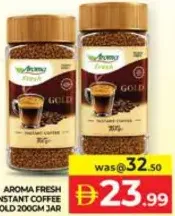 Aroma Fresh Instant Coffee Gold